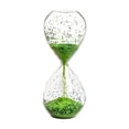 thumbnail image 1 of DOLITY Glitter Sand Glass Timer Hourglass Handmade Craft for Birthday Gift Children Green, 1 of 9