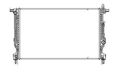 NEW RADIATOR FITS 2013-2016 DODGE DART CH3010361