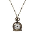 thumbnail image 1 of CHOK Montre Vintage Rétro Bronze Quartz Chaîne Pendentif Collier Montres (Fleur Creuse), 1 of 4