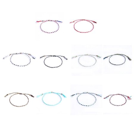 Necvior Bracelets Set Colorful Anklets Unisex Fashion Bracelet Present for Man and Woman