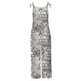 thumbnail image 5 of WXLWZYWL Jumpsuit for Women 2024 Baggy Overalls Summer Sleeveless Loose Trendy Rompers Hippie Jumpsuits Floral Printed Spaghetti Strap Cute Romper Plus Size Bib Overall with Pockets, 5 of 5