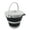 Grey/Slate Grey, variant on SAMMART 10L (2.64Gallon) Collapsible Fishing Bucket with Locking Lid - Portable Plastic Water Pail - Space Saving Outdoor Waterpot - Trunk Organizer for All Types of Vehicles