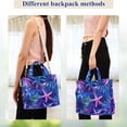 thumbnail image 4 of FORMRS Womens Corduroy Tote Bag Crossbody Shoulder Handbag with Pocket, Neon Pink Starfish, 4 of 7