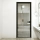 thumbnail image 2 of Puertas interiores de aluminio con bisagras Sincero Cristal Moderno Negro, 2 of 6