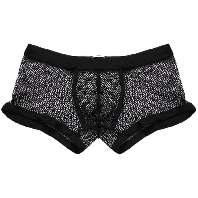 Calzoncillos de Tiro Bajo de Mal Transparente para Hombres Transpirables Pantalones Cortos de Ropa Interior Transparentes Baoblaze Ropa interior para hombre