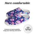 thumbnail image 6 of Fotbe colorful Skull mushroom rainbow Pattern Women's Fuzzy Curly Fur Memory Foam Loafer Slippers Indoor Outdoor Slippers Winter Home Shoes-42/43, 6 of 7