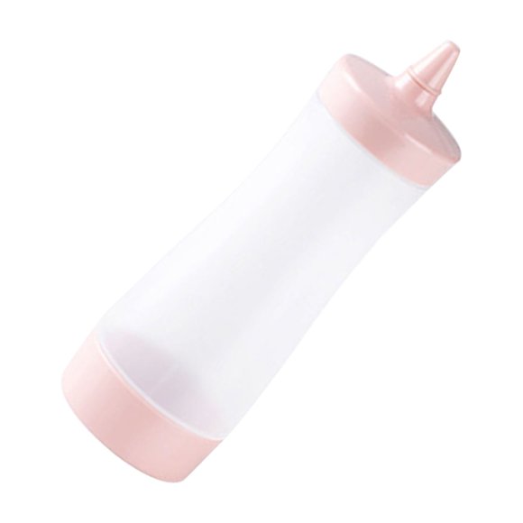 FENGGUIQU 1Ud Botella Para Condimentos Plástica Flexible Para Salsa, Vinagre Y Aderezos