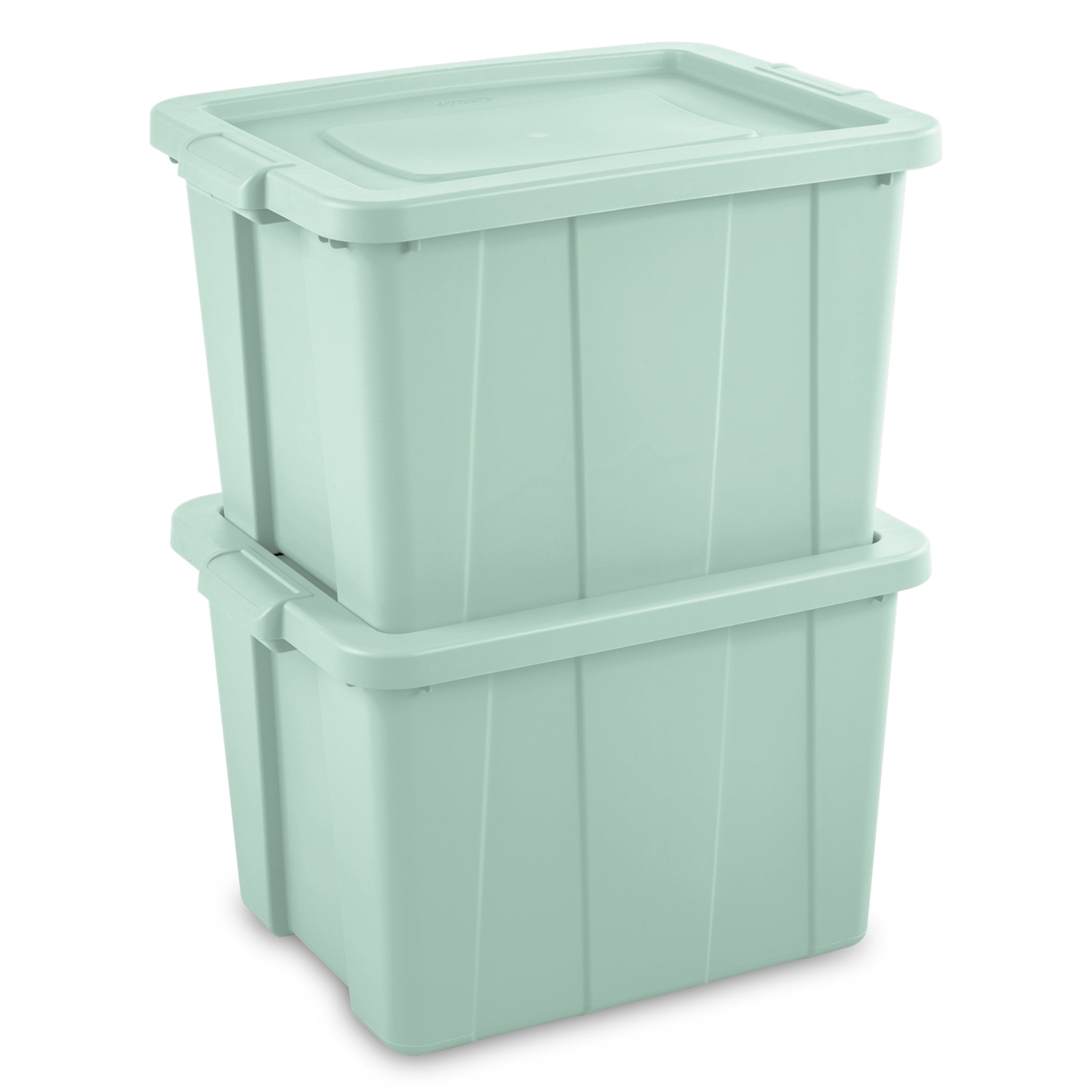 Sterilite Tuff1 30 Gallon Plastic Storage Tote Container Bin with Lid (8  Pack), 1 Piece - Fry's Food Stores