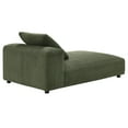thumbnail image 6 of Modular Lounge Chair Chaise, Green, Fabric, Living Room Lounge Cafe Lobby Hospitality Restaurant, Modern Contemporary, HB37163, 6 of 9