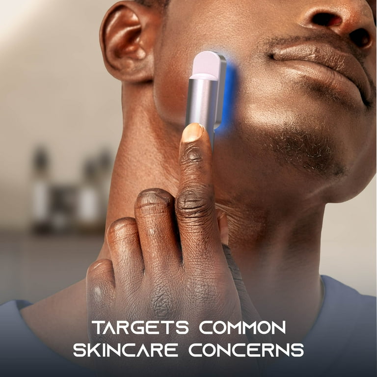 Icon by Tzumi 4-in-1 Light Therapy Wand, Blue and Red Light