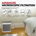 thumbnail image 3 of Honeywell Air Purifier, HPA5100W, 900 sq ft, HEPA Filter, Allergen+ Plus, Smoke, Pollen, Dust Reducer, 3 of 11