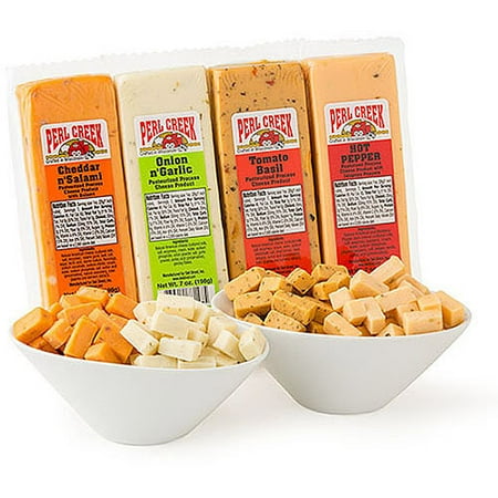 Deli Direct Cheese Blocks Variety Pack, 7 oz, 8 count