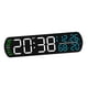 thumbnail image 4 of Reloj despertador digital, reloj de escritorio, práctico, electrónico, inteligente, multiusos. Blanco, 4 of 9