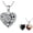 Black Onyx, variant on Sunflower Locket Necklace for Women S925 Sterling Silver Sunflower Custom Lockets Necklace That Holds Pictures Jewelry Birthday Gifts