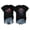 Black, variant on JFGHDG T-Shirts For Women Usa Themed 4th Of July Tee Daily Casual Anniversary Tee Men'S American Flag Anniversary Top Usa Patriotic Short Sleeve Tee Hawaiian Patriotic Black L