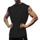 thumbnail image 1 of Camiseta de tirantes de cuello redondo para hombre, transpirable, absorbente, holgada, para entrenamiento, sin mangas, de secado rápido, de manga corta, para fitness, 1 of 5