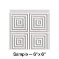 thumbnail image 1 of FASÄDE Miniquattro Decorative Vinyl Backsplash Panel in Gloss White (6X6 Inch Sample), 1 of 5
