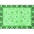 thumbnail image 1 of Ahgly Company Indoor Rectangle Oriental Emerald Green Traditional Area Rugs, 8' x 12', 1 of 4