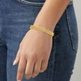 thumbnail image 2 of Ross-Simons 10kt Yellow Gold Interlocking Link Bracelet, Women's, Adult, 2 of 5