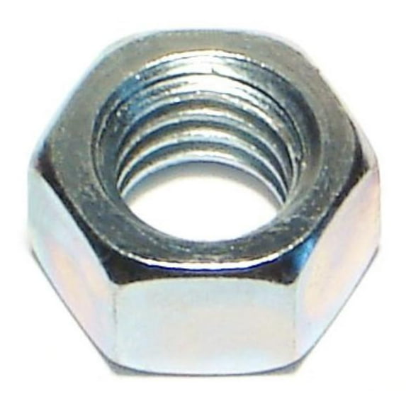 3/8"-16 Zinc Plated Grade 5 Steel Coarse Thread Hex Nuts (24 pcs.)