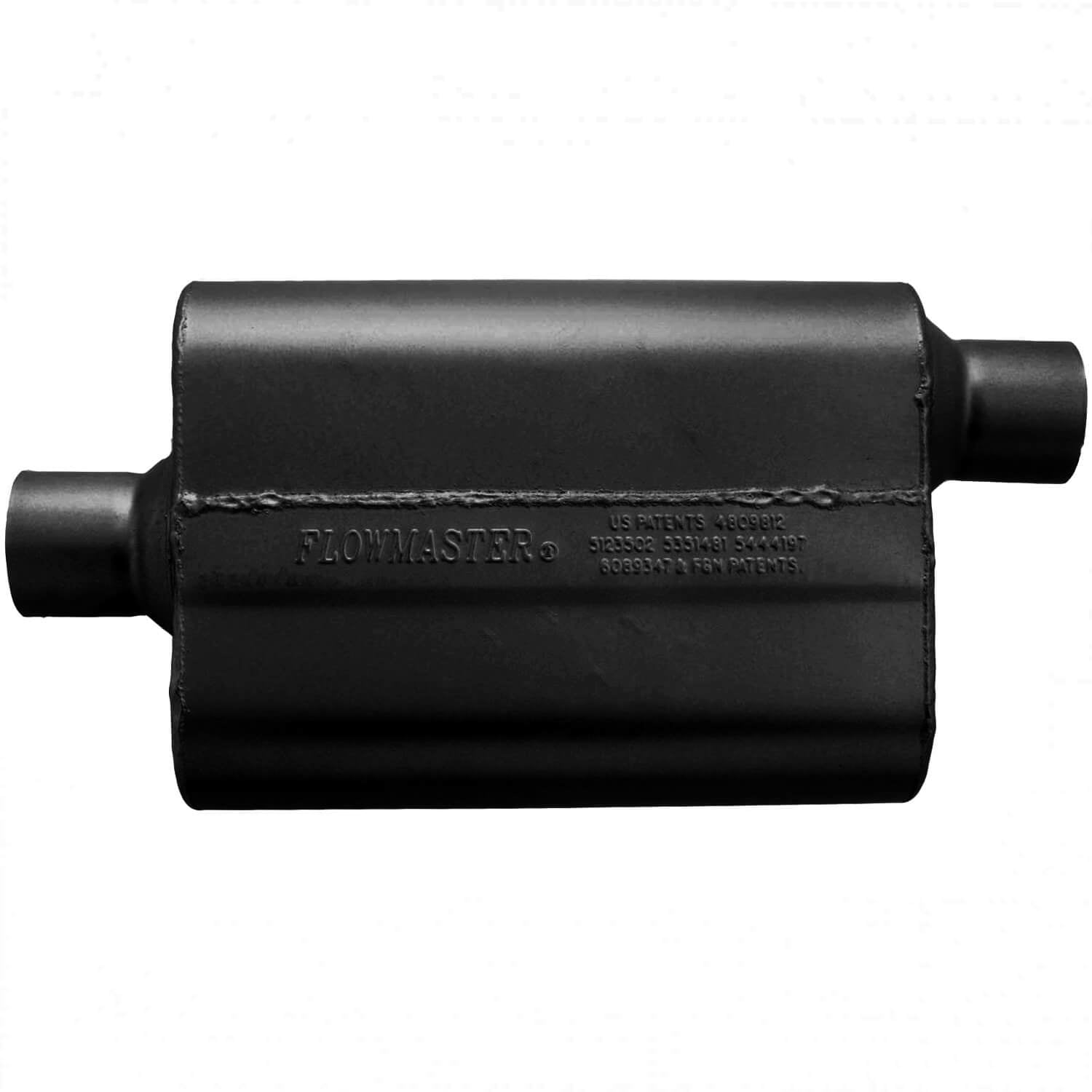 Flowmaster 42542 40 Series Muffler - 2.50" IN(C)/OUT(O) - Aggressive Sound