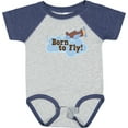 thumbnail image 3 of Inktastic Airplane Future Pilot Born to Fly Boys Baby Bodysuit, 3 of 5