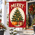 thumbnail image 4 of Purgmipth Merry Christmas Garden Flag, Double-Sided Christmas Tree Pumpkin House Flag for Porch Yard Outdoor Holiday Decor, 28 x 40 Inch, 4 of 7