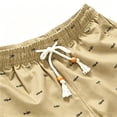 thumbnail image 4 of Enjoytime Casual Shorts for Men Printed Drawstring Elastic Waist Stretch Summer Shorts with Pockets, 4 of 5