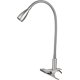 thumbnail image 1 of 3W Touch Sensitive Stepless Dimmable Flexible Gooseneck Clip on Desk Reading Lamp Clamp Bedside Book Lamp with Dim LED Adjustable LED Display (Warm Wh, 1 of 4