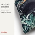thumbnail image 4 of Cojin Rectangular Aterciopelado Diseño Natural | Fondo Negro Distinguido y Practico Con Funda | 35x50 cm | Decoracion Hogar Versátil para Sala y Cama, 4 of 6