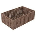 thumbnail image 5 of Masteelf Coffee Paper Rope Woven Storage Basket for Bedroom and Home Office Use 12.5 x 8.5 x 6 inches, 5 of 8