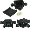 thumbnail image 4 of 2 piezas Caja de conexiones Caja de terminales Caja de conexiones a prueba de agua Abrazadera de conector de cable de conexión (Negro), 4 of 5