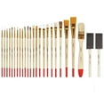 thumbnail image 3 of Kingart, Value Multicolor Brush Set, 25-Pack, All Ages, 3 of 5