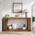 thumbnail image 3 of Tribesigns Table Console de 70,8 Pouces de Long, Table d'Entrée en Bois avec Rangement, Table Étroite pour Canapé, Table pour Salon, Entrée, Couloir, 3 of 7