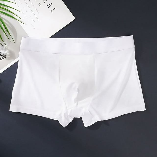 DPTALR Boxeurs en Soie Glacée Style Fin Sans Trace Respirants pour Hommes Été Confortables