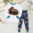 thumbnail image 2 of HCNTES Children's Thermal Underwear Set Drop Shoulder Top Pullover and Soft Pants All-Weather Clothes Loungewear Pajamas Outfit Set for Kids(White,2-3 Years), 2 of 5
