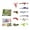 Style 2, variant on Giaone Creative Foldable 3D Paper Art Set Childrens Crafting With Instructions