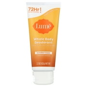 Lume Whole Body Women’s Deodorant - Invisible Cream - Aluminum Free - Toasted Coconut - 2.2oz Tube