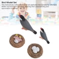 thumbnail image 4 of Simulated Bird Models, Vibrant Colors 4 Pieces Set Bird Model Toy PVC Material  for Sand Box Decoration, 4 of 7