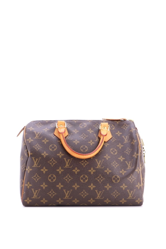 Pre-Owned Speedy Handbag Monogram Canvas 30 By Rebag