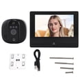 thumbnail image 2 of 4.3inch Peephole Camera, 1080P WIFI Front Door 150 Degree Wide Angle Motion Detection Peephole Viewer, with Two Way Video Call, 170 Degree HD Night Vision, for Home, 2 of 7