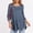 Blue, variant on YODETEY Women's Knit Sweaters, Long Sleeve Scoop Neck Casual Lightweight Pullover Loose Sweaters, Tunic Tops Plus for Womens,Blue,L