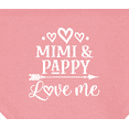 thumbnail image 3 of Inktastic Mimi and Pappy Love Me Baby Bandana Bib, 3 of 4