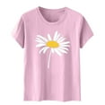 thumbnail image 4 of Short Sleeve Tops Women Dressy T Shirts Womens T Shirts Loose Fit Graphic Funny Oversized Tshirts for Women My Reorder List, 4 of 5