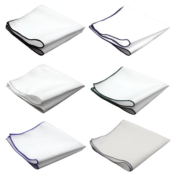 TELOLY 6Pcs Pocket Squares for Men,Suit Pocket Square Pocket Squares for Men,Cotton Cotton Handkerchiefs,Style1