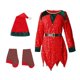 thumbnail image 3 of Disfraz de para niñas, disfraz de Navidad, conjunto de ropa para niños, vestido de y medias para fiesta, Halloween, Navidad, vestido festivo 100 a 110cm Fernando Disfraz de elfa para niñas, 3 of 8