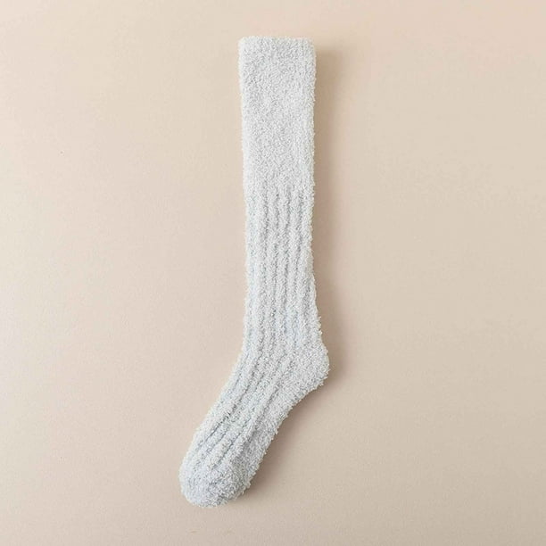 Calcetines para mujer, pantuflas, calcetines de invierno cálidos con forro polar, calcetines acogedores, suaves, gruesos y peludos, calcetines navideños para mujer