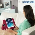 thumbnail image 3 of Pillow Pad Multi Angle Cushioned Tablet and iPad Stand, Burgundy, As Seen on TV, 3 of 5