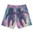 thumbnail image 7 of FORMRS Boys Swim Trunks Quick Dry Mesh Liner Boardshorts Sizes XS-XL, Astronaut Pattern, 7 of 7