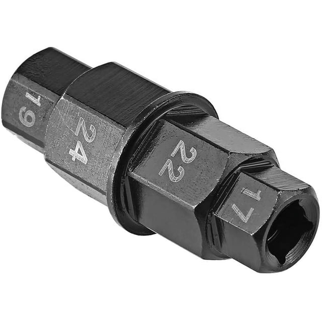 Adaptador de rueda delantera de motocicleta, 1 pieza, 17, 19 y 22 mm, llave de vaso, desmontaje y montaje, eje de rueda delantera de motocicleta de 24 mm.